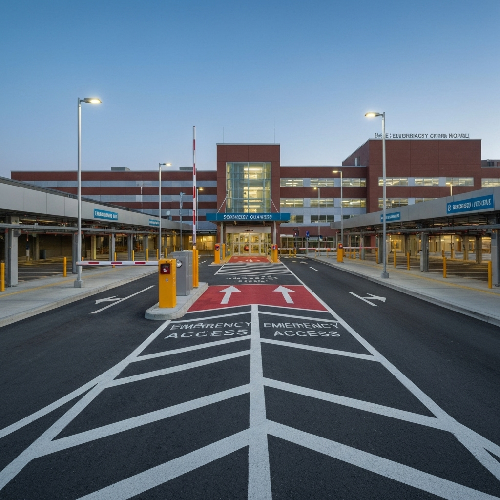 Estacionamento de hospital