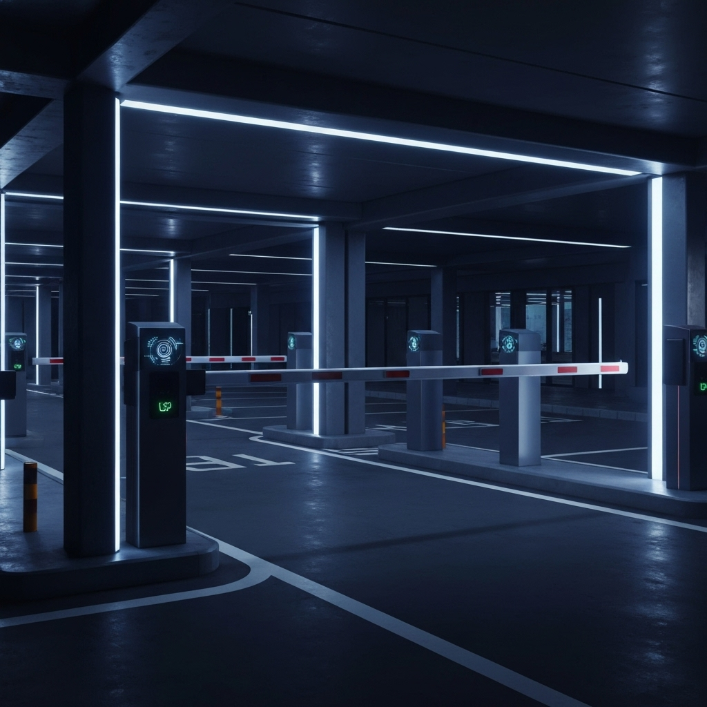 Sistema inteligente de controle de estacionamento com câmeras LPR